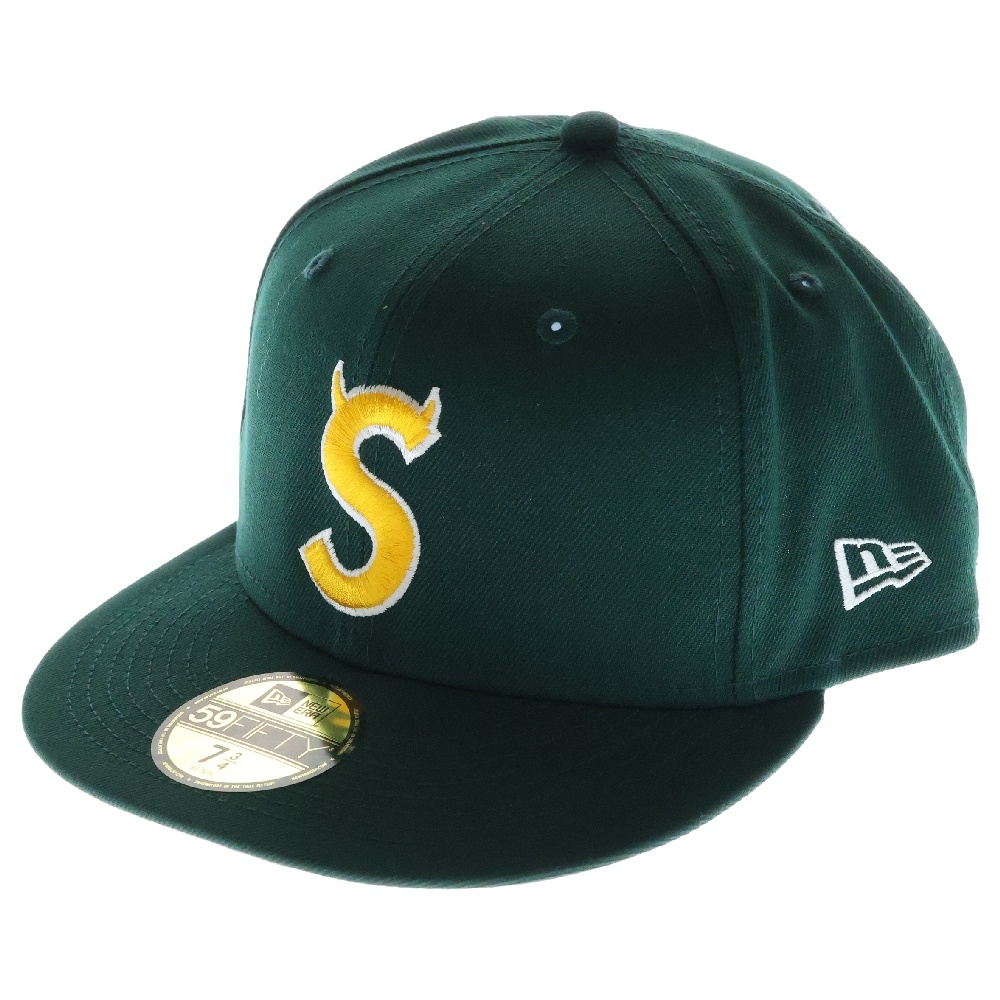 22AW ×NEW ERA S Logo Cap ニューエラ Sロゴ 6パネル ベースボールキャップ 帽子 グリーン Aランク