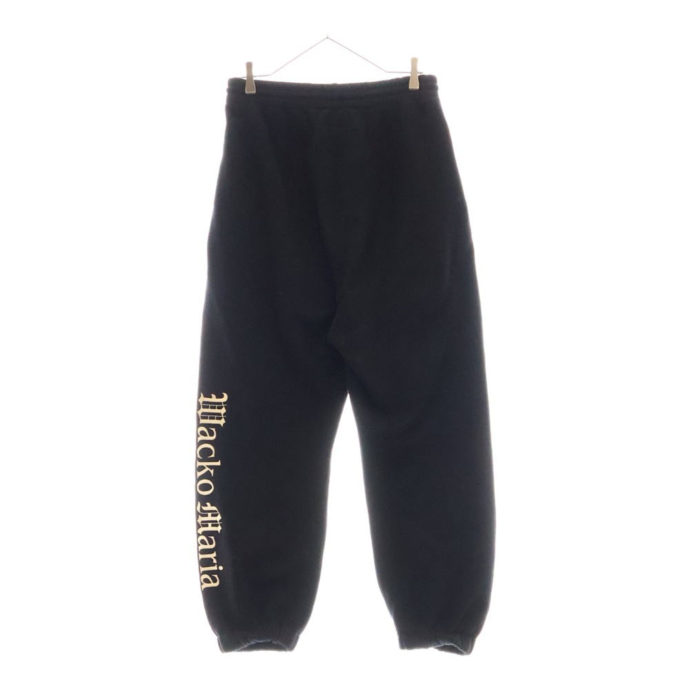 23SS MIDDLE WEIGHT SWEAT PANTS ミドルウェイト ロゴ刺繍 スウェットパンツ ブラック 23SS-WMC-SP02 Bランク