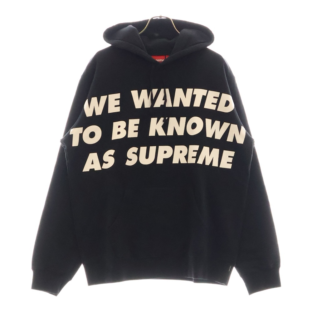 20SS Known As Hooded Sweatshirt ノウンアズ グラフィックプリント スウェットプルオーバーパーカー フーディー ブラック/ホワイト Bランク