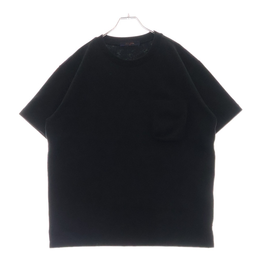 21AW 3Dポケット モノグラム クルーネック半袖Tシャツ カットソー ブラック RM212Q TCL HIY49W Bランク
