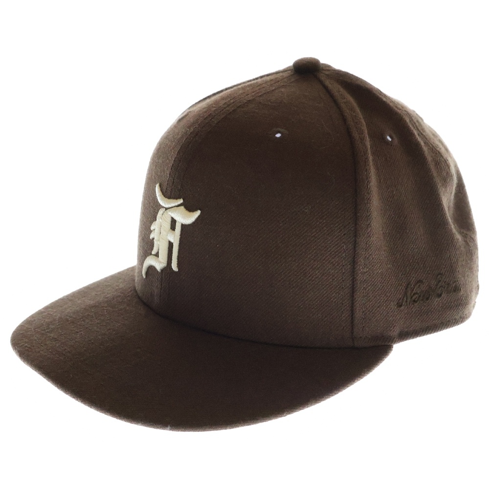 ×NEW ERA ニューエラ 59FIFTY ベースボールキャップ 帽子 ブラウン Bランク