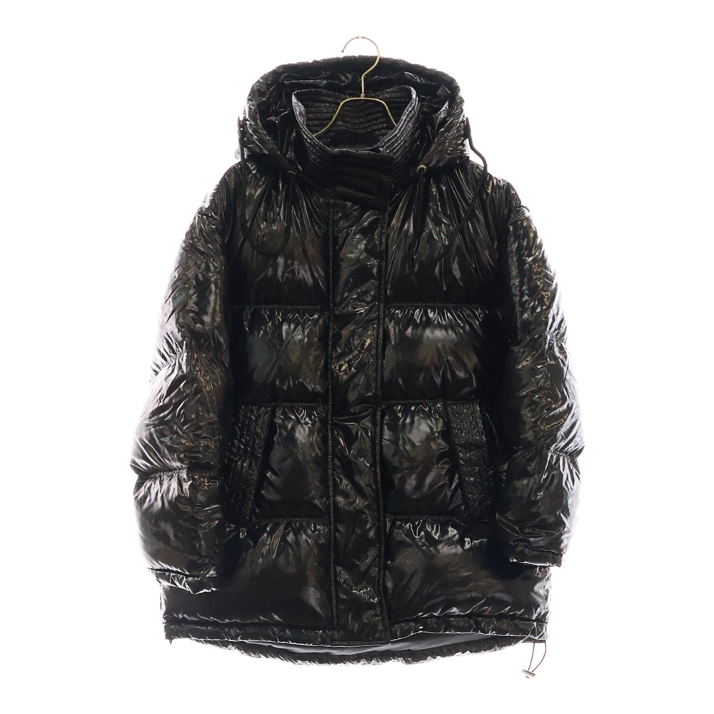 ONLY THE BRAVE DOWN JACKET オンリーザブレイブ バックプリント ダウンジャケット ブラック Bランク