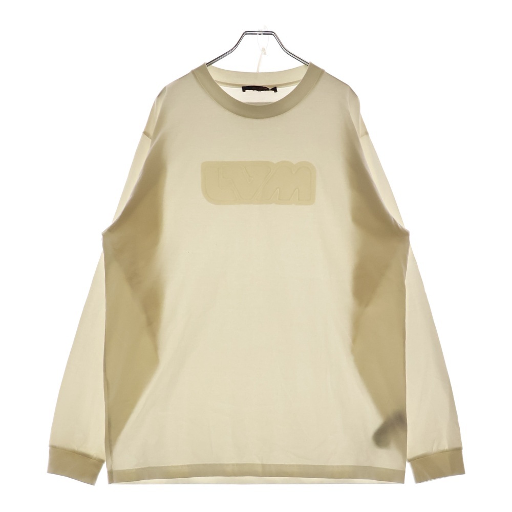 21AW エンボスロゴ ロングスリーブ 長袖Tシャツ カットソー ホワイト RM212M DT3 HLY23W Bランク