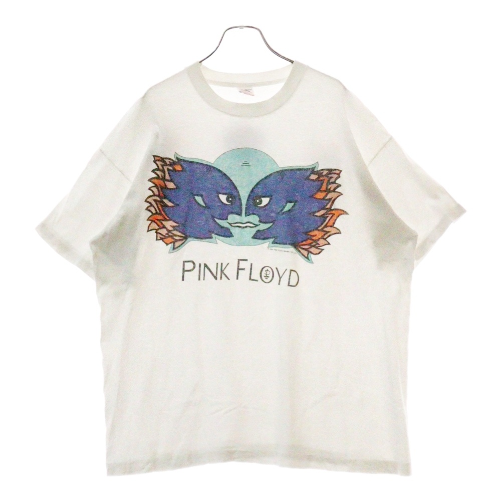 90S VINTAGE PINK FLOYD Division Bell Tour 1994 FRUIT ヴィンテージ ピンクフロイド ディビジョン ベル ツアー 両面プリント 半袖Tシャツ カットソー ホワイト Bランク