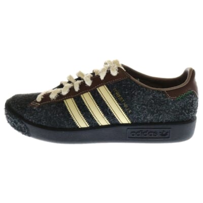 FOREST HILLS BRAIN DEAD フォレストヒルズ ブレインデッド ローカットスニーカー グレー US10.5/28.5cm JR7942 Sランク