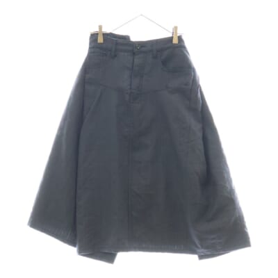 トムブラウン ウール プリーツ ロング スカート レディース