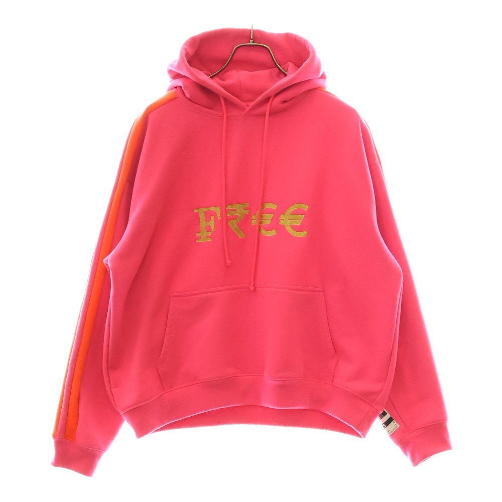 20SS Currency Hoodie カレンシー フーディー スウェット プルオーバーパーカー ピンク SS20TR154 Bランク