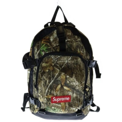19AW Real Tree Camo Backpack リアル ツリー カモ バックパック リュック ボックスロゴ カーキ/ブラック Aランク