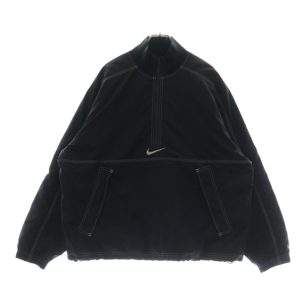 24SS ×NIKE Ripstop Pullover ナイキ リップストップ プルオーバー ジャケット ブラック Aランク