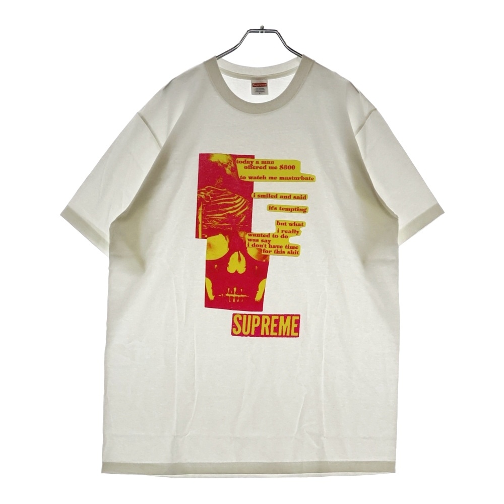 25SS Anatomy Tee アナトミー プリント クルーネック 半袖Tシャツ カットソー ホワイト Aランク