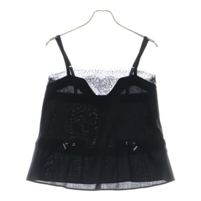 22SS Lace Camisole Top レース キャミソールトップ ブラック 22-05903 Bランク