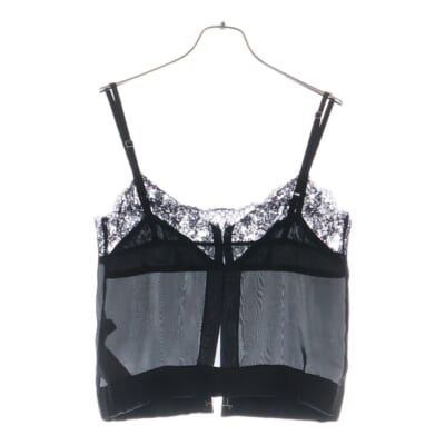 22AW Lace Camisole Top レース キャミソールトップ ブラック 22-06148 Bランク