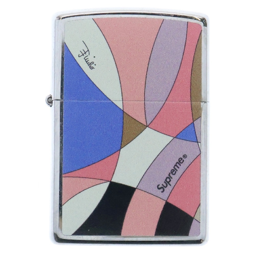 21SS x Emilio Pucci Zippo Dusty Pink エミリオプッチ ジッポ ライター マルチカラー Bランク