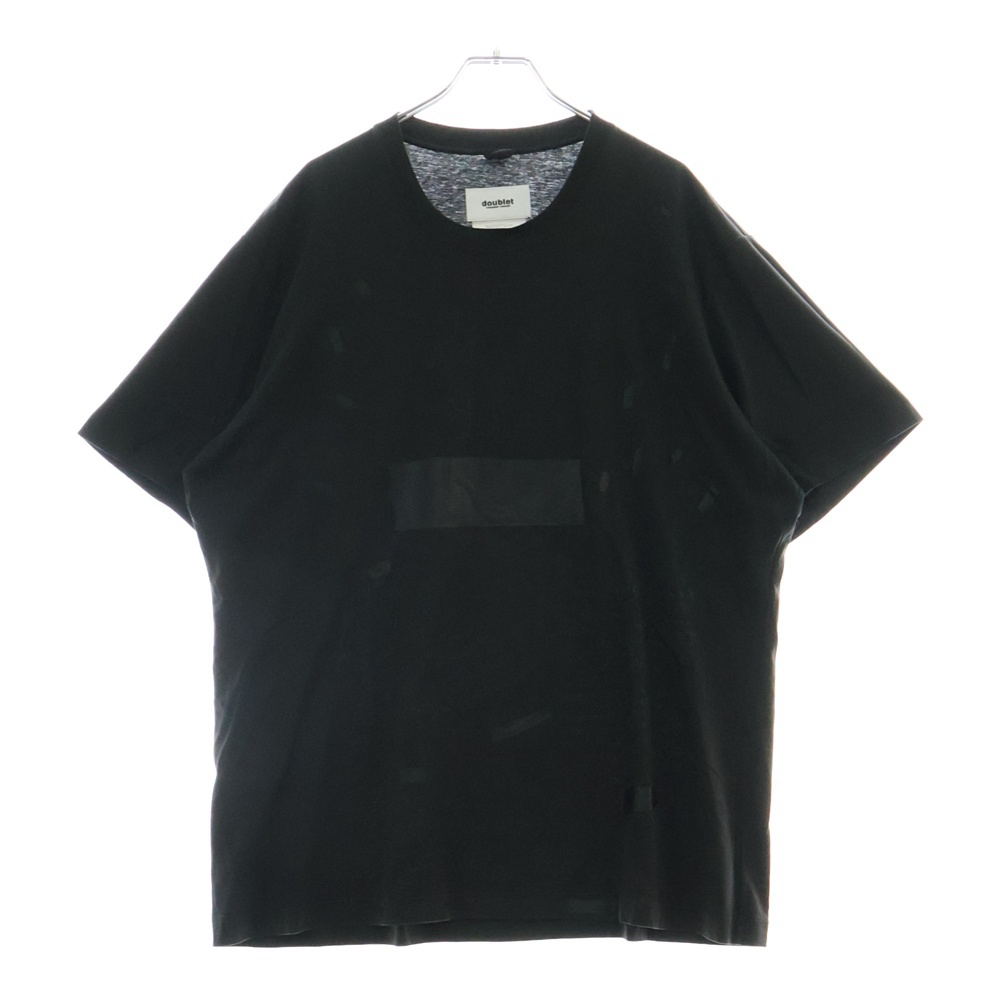 23SS ANONYMOUS SIGN PRINTED T-SHIRT アノニマス サインプリント クルーネック半袖Tシャツ カットソー ブラック 23SS28CS276 Bランク