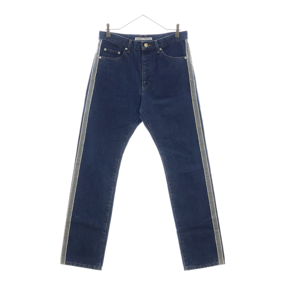 19SS Washed Denim Selvedge Jeans ウォッシュド サイドライン セルビッジ ストレートデニムパンツ インディゴ 2A027-0319-60 Bランク