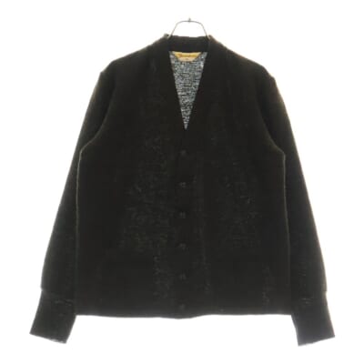 T-RANK KNIT CARDIGAN ウールニット カーディガン ブラウン Bランク