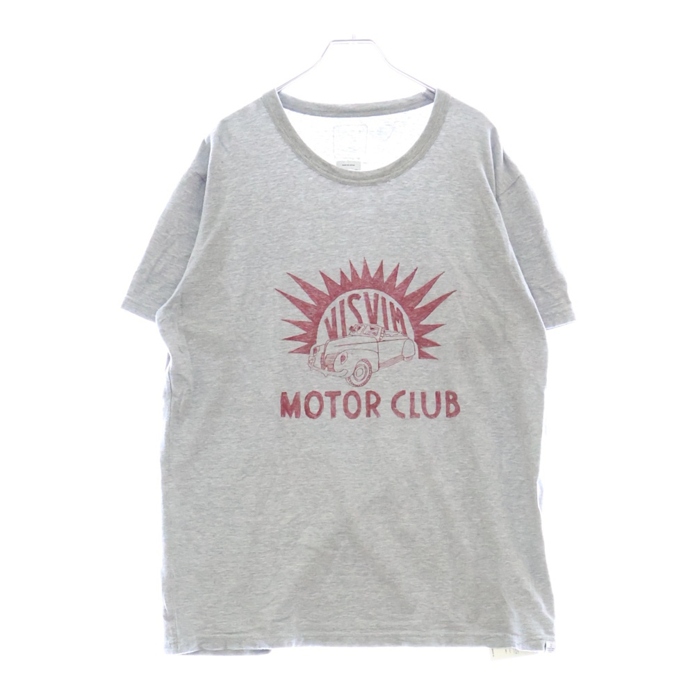 17SS DRY VINTAGE CREW S/S MOTOR CLUB TEE ドライ ヴィンテージ モーター クラブ クルーネックTシャツ 半袖カットソー グレー 0117105010039 Sランク