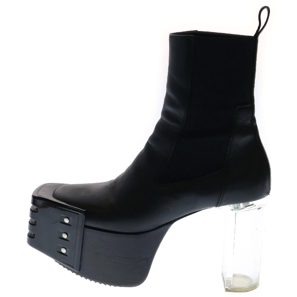 Platformskiss Grill Kiss Boots プラットフォームグリル キスブーツ レザーサイドゴアシューズ ブラック Bランク