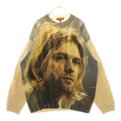 23SS Kurt Cobain Sweater カートコバーン ニットセーター ベージュ Aランク
