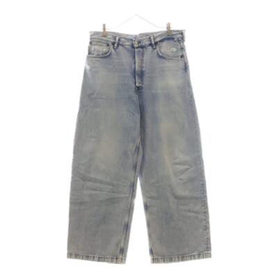22SS 1989 LIGHT BLUE TRASH ルーズフィット ボタンフライ デニム バギーパンツ インディゴ FN-MN-5PKT000103 Bランク