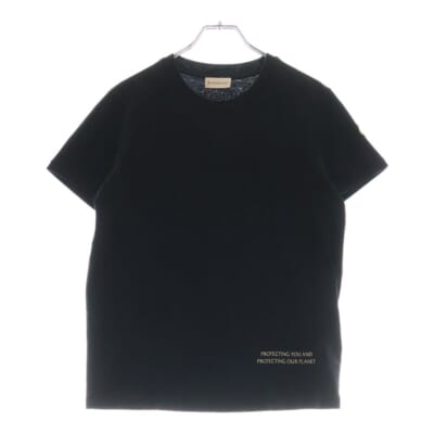 22SS バックロゴプリント 半袖Tシャツ カットソー ブラック レディース H10938C00008 Cランク