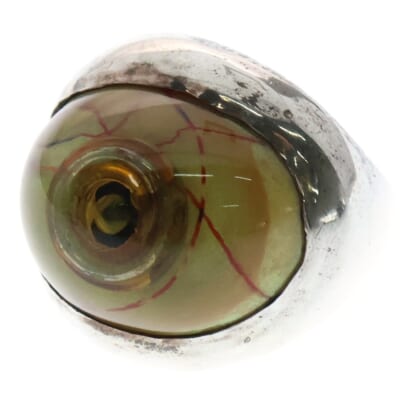 Angel Eye Ring エンジェルアイ ミディアム 義眼 リング 指輪 15号 シルバー Bランク