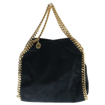 Falabella ファラベラ スモール 2WAY チェーンショルダー ハンド バッグ ブラック/ゴールド レディース 371223 W9355 Bランク