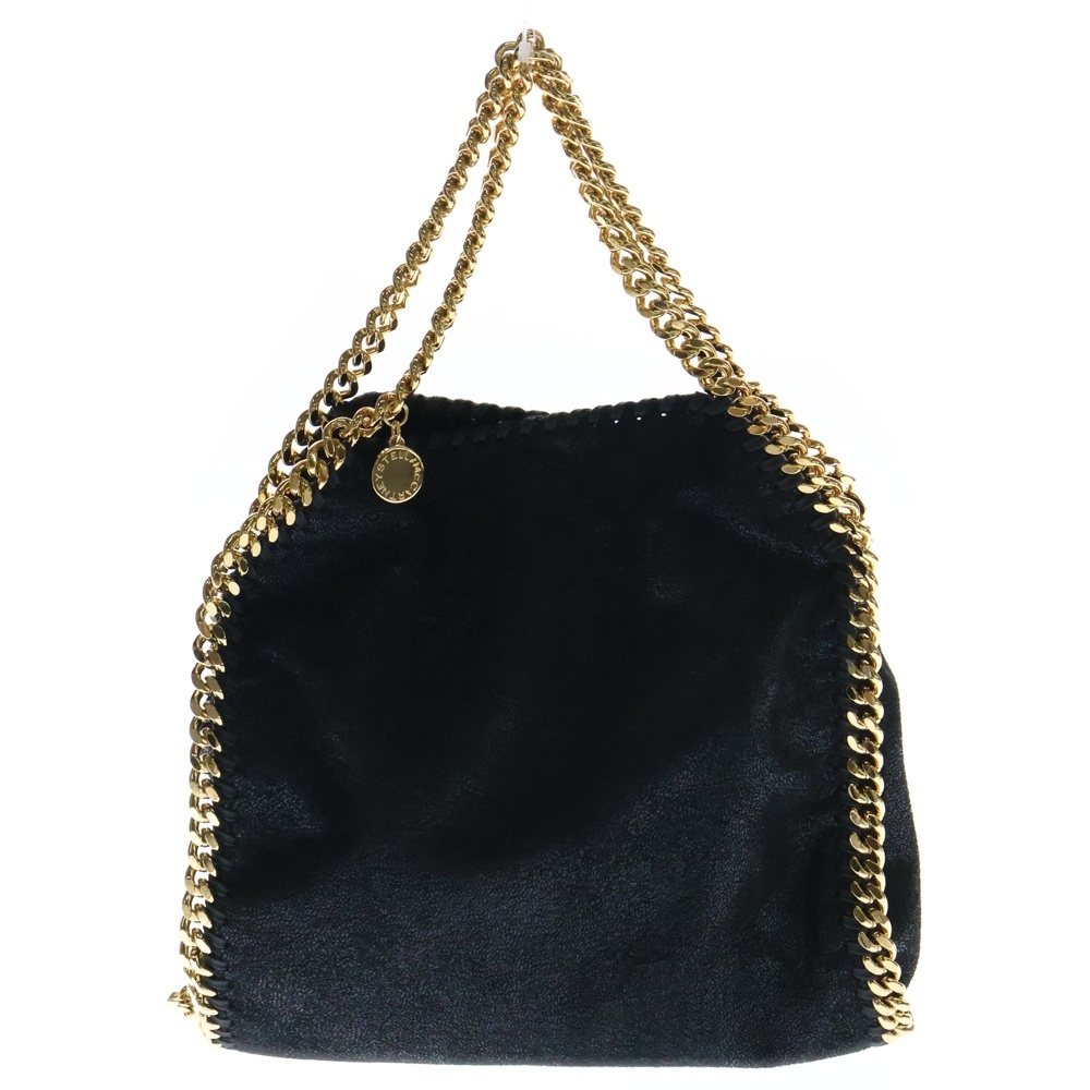 Falabella ファラベラ スモール 2WAY チェーンショルダー ハンド バッグ ブラック/ゴールド レディース 371223 W9355 Bランク