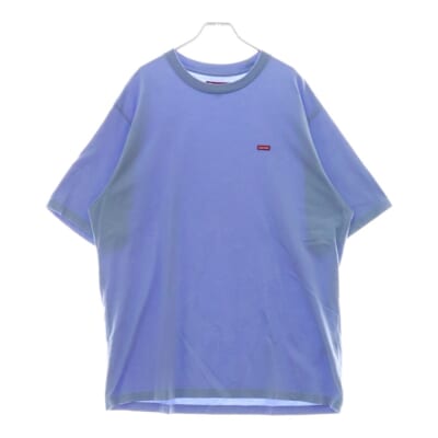 25SS Small Box Tee スモールボックス ロゴ プリント 半袖 Tシャツ カットソー ブルー Aランク