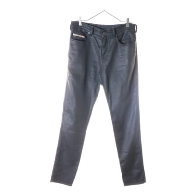 SLIM 2060 D-STRUKT JOGGJEANS ウエストリブ切り替え スリムフィット スキニージーンズ デニムパンツ ブラック A15377 Bランク