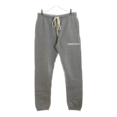 SWEAT PANTS 裏起毛 ロゴプリント スウェットパンツ グレー Bランク
