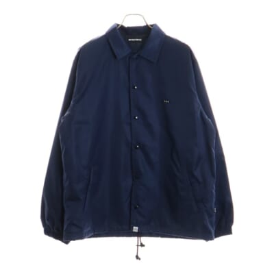 ×FRAGMENT DESIGN COACH JACKET フラグメント バックロゴプリント コーチジャケット ネイビー GX-S23-FJK-01 Bランク