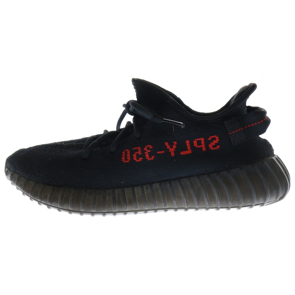 YEEZY BOOST 350 V2 CORE BLACK イージーブースト ローカットスニーカー ブラック US8.5/26.5cm CP9652 Bランク