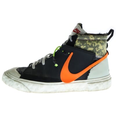 ×READYMADE BLAZER MID レディメイド ブレーザー ミッドカットスニーカー ブラック US10/28cm CZ3589-001 Bランク