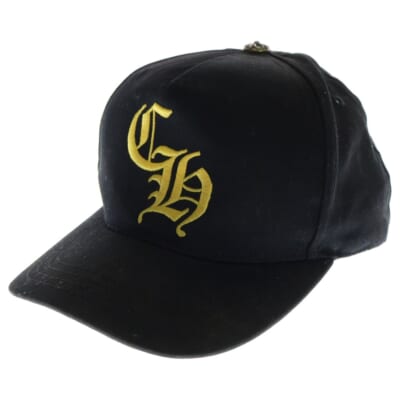 HAT 5 PNL CAP BSBL BLACK/YELLOW CHロゴ ベースボールキャップ 帽子 ブラック/イエロー Bランク