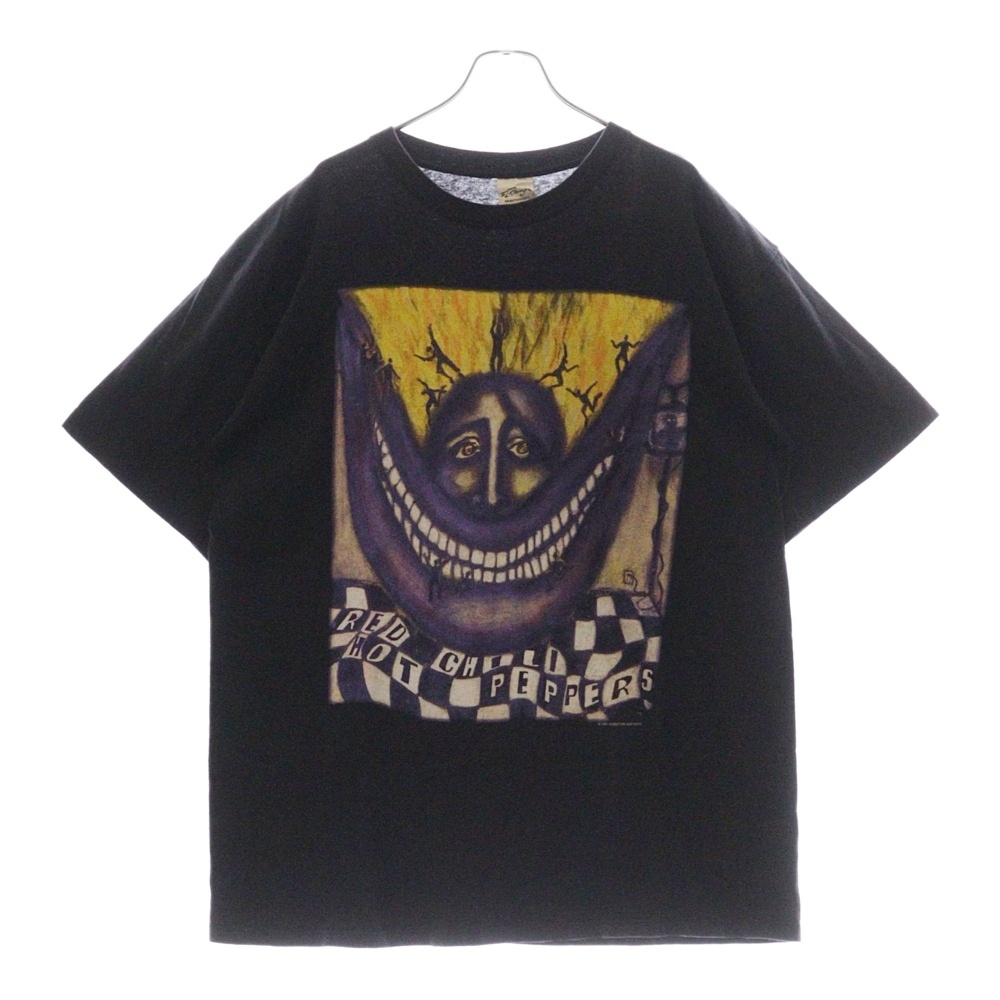 90S VINTAGE RED HOT CHILI PEPPERS BIG SMILE 1994 FOREIGN TOUR レッドホットチリペッパーズ ビッグスマイル 両面プリント クルーネック ツアー 半袖Tシャツ Bランク