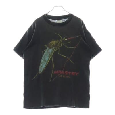 90s VINTAGE MINISTRY JUST ONE FIX TEE ヴィンテージ ミニストリー ジャスト ワン フィックス クルーネック半袖Tシャツ ブラック Cランク