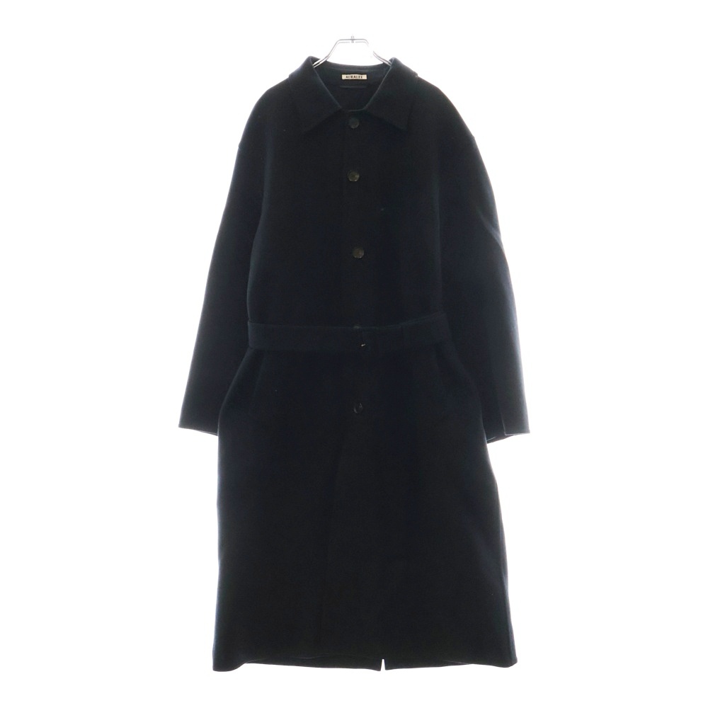 20AW SUPER FINE MELTON SOUTIEN COLLAR COAT スーパーファイン メルトン ロングコート ブラック A20AC01WM Aランク
