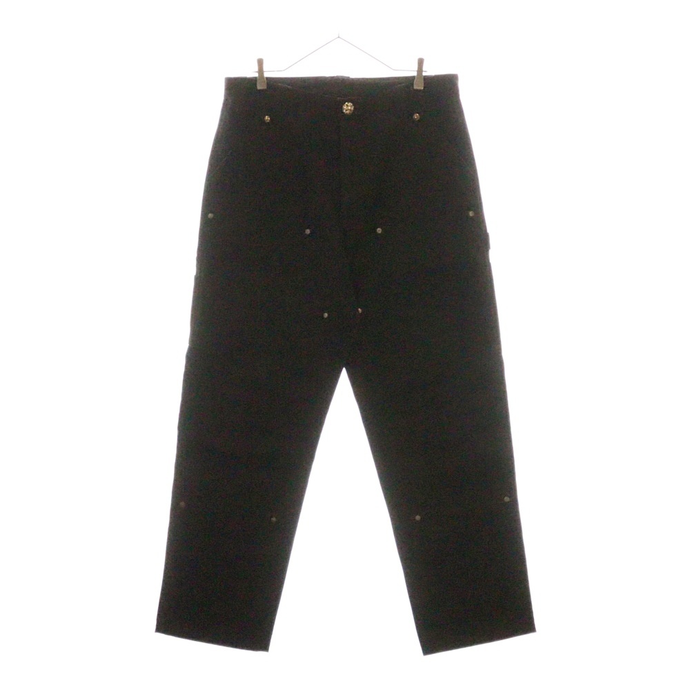 CARPENTER CNVS BLK カーペンターキャンバスダブルニーロングパンツ ブラック Aランク