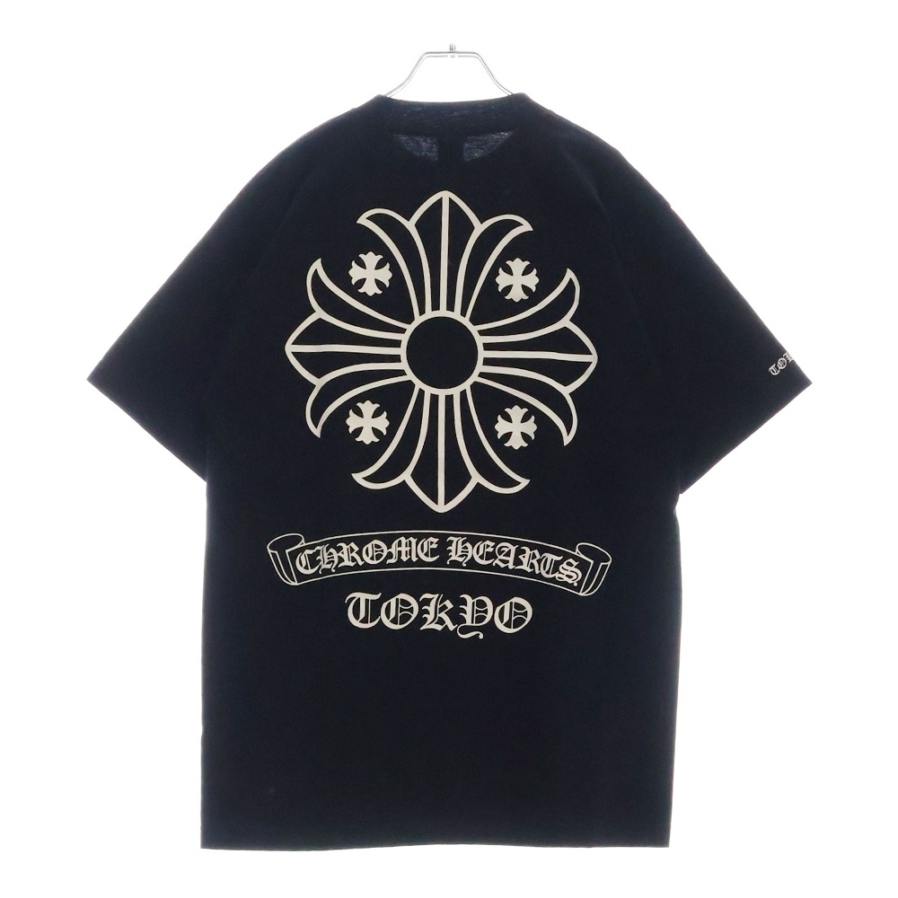 CH T-SHIRT LTD 東京限定 CHプラス クルーネック ポケット 半袖Tシャツカットソー ブラック Aランク