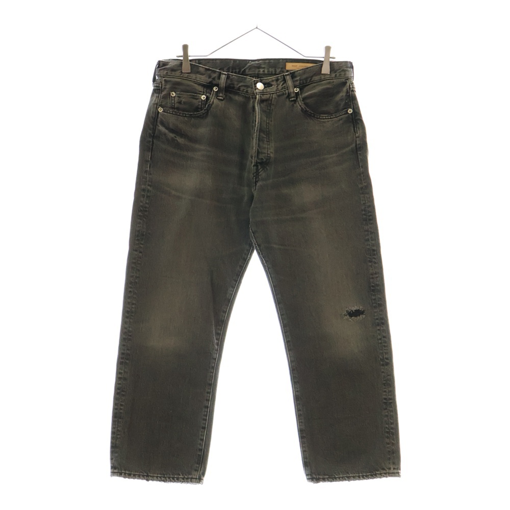 Milton Denim Pants ミルトン ストレート デニムパンツ ブラック 3320600101 Bランク