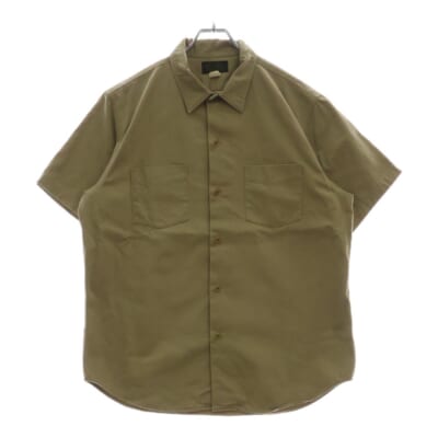 ×Ron Herman Limited Edition ロンハーマン別注 チノ 半袖キャンプシャツ ベージュ 782849252001 Aランク