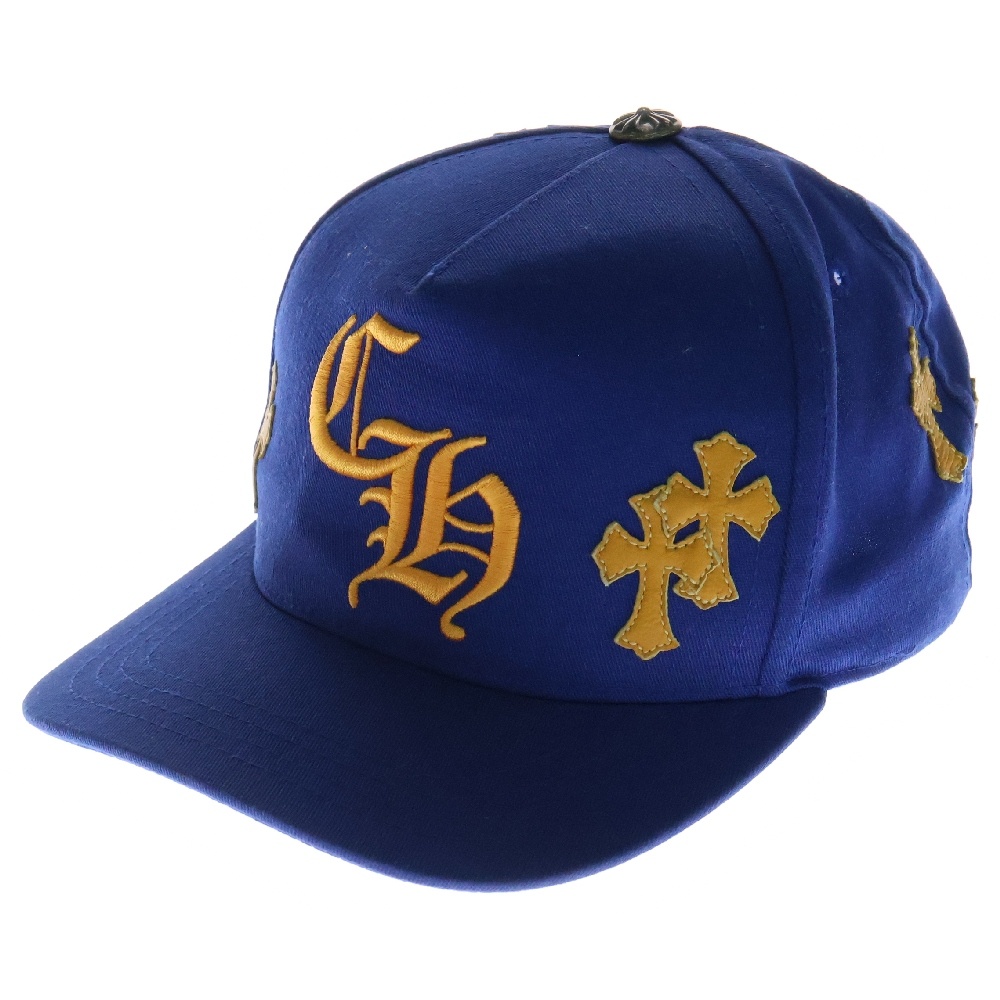 CH CRS LEATHER SPIDER CAP クロムハーツ CH HAT CH刺繍 クロスパッチ