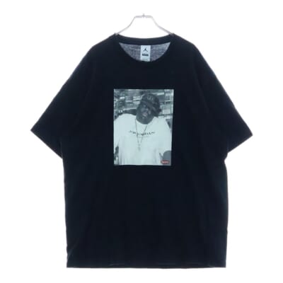 24AW ×JORDAN Biggie S/S Top ジョーダン ビギープリント半袖Tシャツ カットソー ブラック HJ8385-010 Bランク