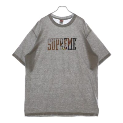 24AW Tera Patrick Collegiate Tee テラ パトリック プリント半袖Tシャツ カットソー グレー Bランク