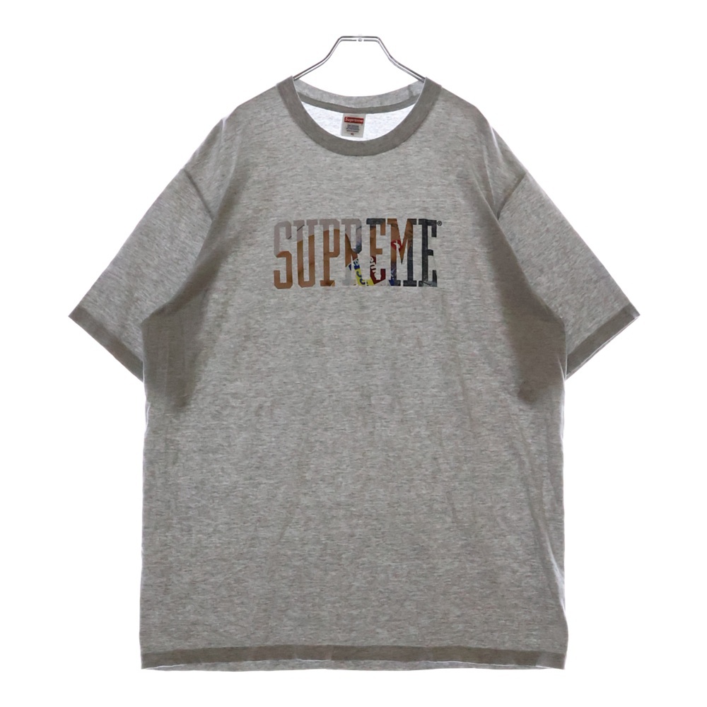 24AW Tera Patrick Collegiate Tee テラ パトリック プリント半袖Tシャツ カットソー グレー Bランク