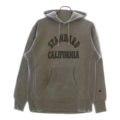 REVERSE WEAVE STANDARD CALIFORNIA PULLOVER PARKA リバースウィーブ スタンダードカリフォルニア スウェット プルオーバーパーカー グレー C3-W102 Bランク