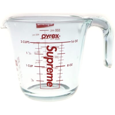 19AW ×Pyrex 2-Cup Measuring Cup パイレックス メジャーリング 計量カップ クリア ■ Sランク
