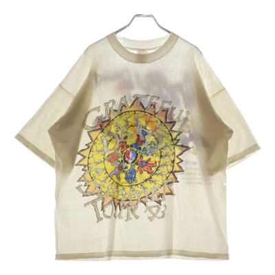 90S VINTAGE 1993 Grateful Dead Summer Tour ヴィンテージ グレイトフル デッド サマーツアー プリント クルーネック 半袖Tシャツ カットソー ホワイト Cランク