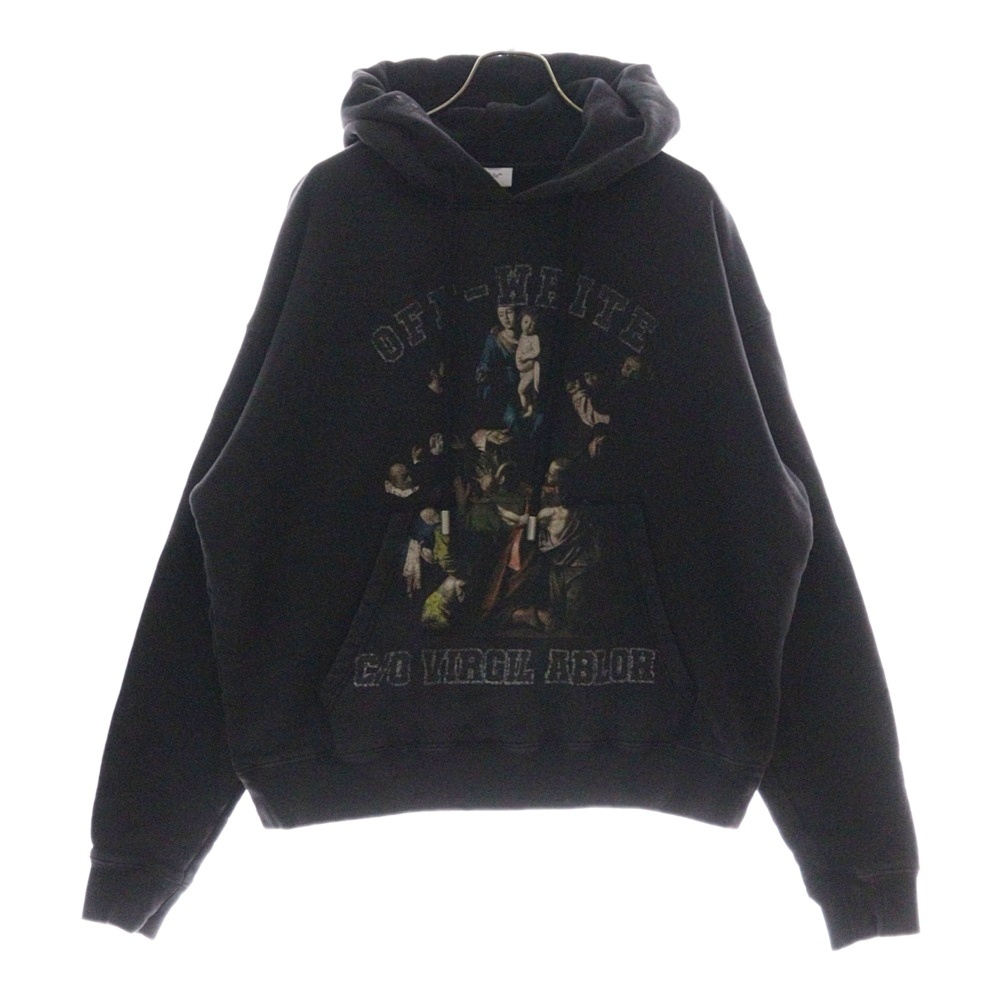 OFF‐WHITE☆グラフィティ パップ スケートパーカー プリント OFF‐WHITE☆グラフィティ パップ スケートパーカー プリント